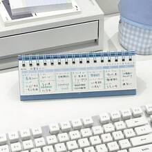 1 件极具吸引力的每日计划器每周签到日历计划器，每日签到小型台历桌面计划器新款，自律签到时间管理假期学生每日计划器计划学校用品，返校 - 彩色 - 查看 6