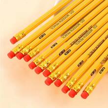 Lápices HB, 12 lápices de madera, lápices para bosquejar y dibujar para escuela primaria con borradores, artículos de papelería de comercio exterior, regalos de artículos de papelería, maestros, útiles de estudio, lápices de viaje, útiles de estudio para niños, caligrafía bonita, premios para kindergarten para volver a la escuela
