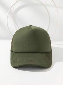 1pc Men's Mesh Breathable Casual Sports Baseball Cap With Adjustable Strap, Random Color - Multicolor - View 12