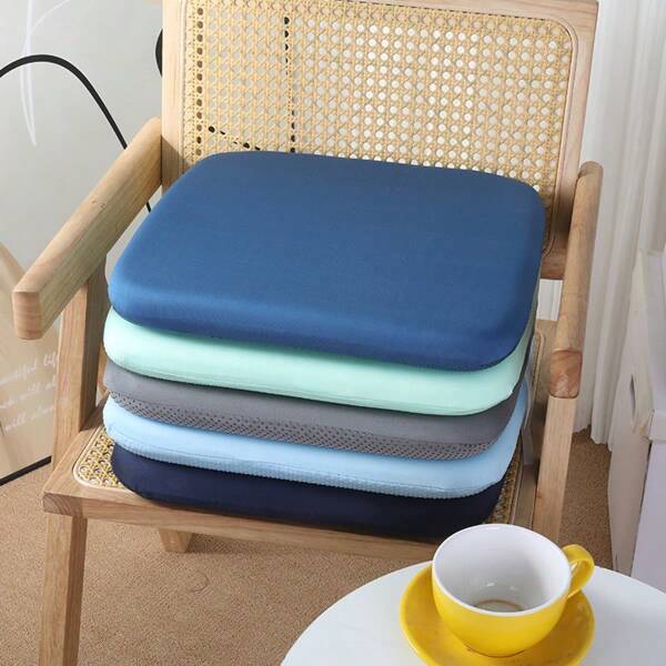 1pc Memory Foam Cushion, Suitable For Car Seat, Office Chair, Dining Chair. Soft And Slow Rebound, Hand Washable And Machine Washable
