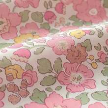 0.5m/1m/2m/3m/4m/5m*145cm Pink, Blue, Yellow Soft & Colorful Floral Printed Fabric, Comfortable & Breathable, Suitable For Garment Making And Various Sewing DIY Crafts - Multicolor - View 3