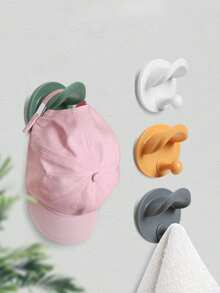 1 件鸭嘴棒球帽挂钩，帽子粘钩，轻松简约耳机/项链收纳多用途挂钩 - 彩色 - 查看 4