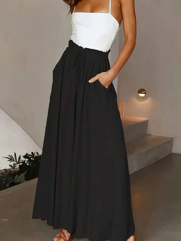 Plain  Casual    Pocket  Knot