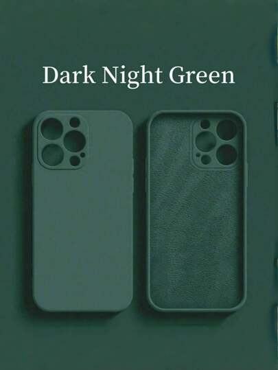 Shockproof Anti-Fingerprint Silicone Phone Case For Apple 16/15/14/13/12 Pro Max, S23 Ultra, Redmi Note 11, OPPO Phones, Apple 17/Apple 17 Pro/Apple 17 Pro Max