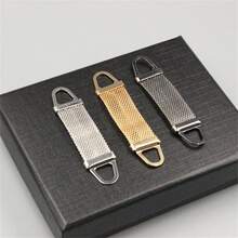 1 Pair Minimalist Geometric Design Copper Cufflinks With Watch Band, Versatile For Daily Wear - Cufflinks and Watch Straps - View 7