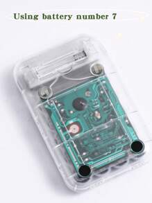 1pc Gradient Dopamine Calculator Round Mechanical Keyboard, 12-Digit Large Display Suitable For Accounting, Finance, Students, Office Use, Fashionable & Girly Style, High-End Color, Good Value (Random New/Old Version),School Supplies,Back To School