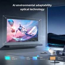 2025新款4K超高清5G投影仪，沉浸式家庭影院，支持安卓和苹果手机屏幕投屏，同屏直投，白墙1080P投影仪，家用KTV，可玩游戏、上网课，卧室宿舍投影仪，丰富的接口输入，内置安卓11系统，海量应用下载，内置音响系统，支持户外投影。