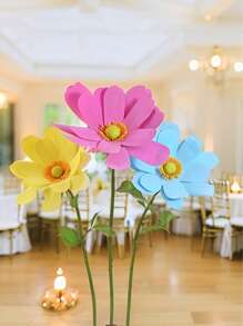 1 peça Flor de Crisântemo de Espuma Artificial para Decoração de Casamento, Festa, Evento, Buquês de Margaridas Falsas DIY, Painel de Bottom, Centro de Mesa, Arranjo de Mesa, Decoração de Outono