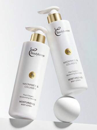 Loción corporal esencial de niacinamida dorada de 250ml, hidratante, profundamente nutritiva, ayuda a mejorar la queratosis pilaris, tensa y suaviza la piel, adecuada para rostro, brazos, cuello, manos, pies y cuidado corporal