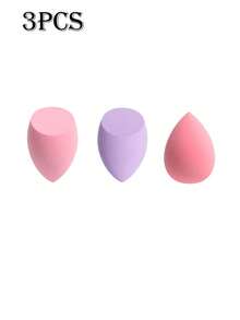 [12pcs Water-Absorbent Makeup Sponges] 12pcs Latex-Free, Water-Absorbent Polyurethane Makeup Sponges - Suitable For Liquid, Cream, And Powder Foundations - Available In Multiple Colors - Multicolor - View 15
