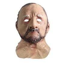 Máscara de Látex de Demônio, Adereço de Atmosfera para Festa de Halloween, Presente Humorístico para a Sala de Fuga