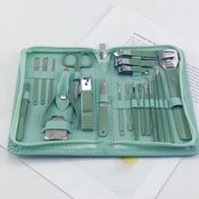 1 Set Of Stainless Steel Nail Clipper Set, Foot Repair Tool With Portable Travel Case - Professional Beauty Tool For Precise Cutting And Styling, Perfect For Home And Travel Use