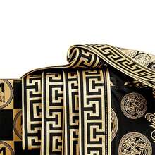 4 unids/set de ropa interior para hombre, calzoncillos de nuevo estilo, ropa interior cómoda y transpirable con estampado para hombre, bragas sexis finas de esquina plana para niños LBK1 - Oro negro - Ver 6