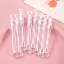 30 Stück Seifenblasen-Flaschen in Form eines verspielten Herzstabes - perfekt für romantische Anlässe, Partyfavoren und Geschenkideen - ideal für Hochzeiten, Bridal-Shower, Geburtstage, Jahrestage und Valentinstag Feierlichkeiten