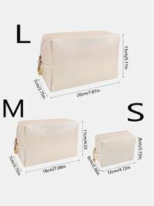 1 pezzo Borsa cosmetica personalizzata, Pochette da donna, Borsa piccola in pelle con nome personalizzato e grande capacità, Adatta per viaggi, casa, lavoro, studio, Borsa da toilette portatile di grandi/medie/piccole dimensioni, Organizer per rossetti, assorbenti, cavi, Regalo perfetto per anniversario, San Valentino, compleanno, Ideale per mamma, fidanzata, sorella, compagna di classe, Adatta per tutte le donne, Design elegante