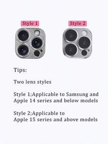 1pc Custom High-Definition Electroplated Glass Phone Case, Apple Pattern Suitable Compatible With Apple 16 Pro Max/15/14 Plus/13 Pro/12 Pro Max/11/XsMax/8/7/6Plus And S24 Ultra/S25 Ultra. , Fashionable, Colorful, Cute, Fun, Minimalist, Matching Phone Case, Customized, Personalized, Unique, Ideal Gift For Boyfriend - 彩色 - 查看 7