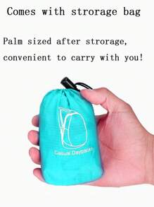 1pc Foldable Super-Light Portable Storage Bag Waterproof Backpack For Travel, Outdoor And Sports Travel Bag