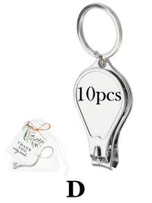 1/5/10pcs Personalized Multi-Function Nail Clipper Keychain Gift Set, Including Card & Bag, Birthday Party, Christening, First Holy Communion, Gifts For Him, Back To School, Teacher Gifts, Wedding Guest Favors, Thoughtful Gift, Bridal Shower Gifts - Multicolor - View 14