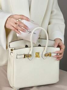 1 pezzo Borsa cosmetica personalizzata, Pochette da donna, Borsa piccola in pelle con nome personalizzato e grande capacità, Adatta per viaggi, casa, lavoro, studio, Borsa da toilette portatile di grandi/medie/piccole dimensioni, Organizer per rossetti, assorbenti, cavi, Regalo perfetto per anniversario, San Valentino, compleanno, Ideale per mamma, fidanzata, sorella, compagna di classe, Adatta per tutte le donne, Design elegante