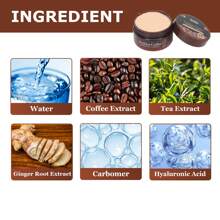 Creme Emagrecedor de Café - Creme de Massagem para Gordura Abdominal e Braços, Creme de Massagem Fitness, Creme de Cuidados com o Corpo