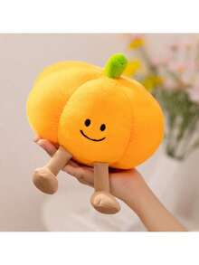1pc Cute Halloween Pumpkin Plush Doll Cushion, Curly Black Cat Plush Doll, Birthday Gift, Demon, Ghost, Spider Plush Pillow, Home Activity Decor, Funny Halloween Decoration Gift - Multicolor - View 39