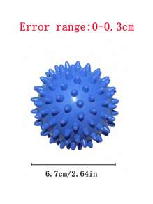1pc Fascia Ball PVC Acupressure Massage Ball, For Shoulder, Neck, Yoga & Fitness, Relax Foot, Arm, Waist, Buttocks