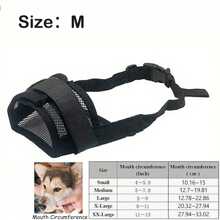 1 Pièce Muselière Pour Chien, Muselières En Maille Souple Pour Petits, Moyens Et Grands Chiens Chihuahua, Caniche, Husky, Labrador Retriever, Protecteur Respirant De La Bouche De Chien Pour Mordre, Mâcher, Toilettage, Permettre De Respirer Et De Boire