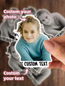 1-50张定制人像照片贴纸，图片贴纸，女士贴纸，个性化贴纸，宠物定制贴纸，适用于生日、婚礼、乔迁等各种场合，多功能、装饰性强、可重复使用、精致、时尚、高品质、色彩丰富、现代、可定制、个性化、独特，是送给男友或女友的理想礼物，适合送给男朋友、爸爸、女朋友，表达永恒的爱意 - 彩色 - 查看 27