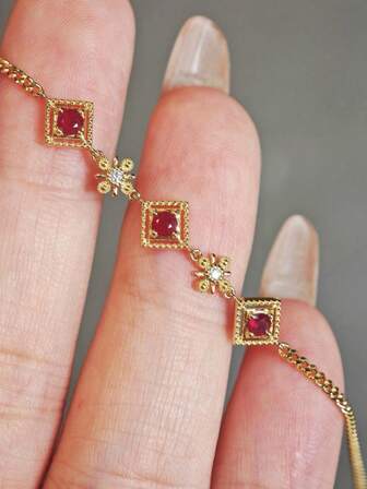 1 st lyxigt armband i 925 sterlingsilver, utsökt smycke, present till kvinnor, lämplig för älskare, vän, födelsedag