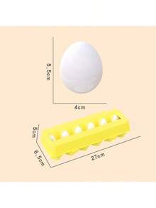 Đồ chơi xếp hình quả trứng cho trẻ em, Trứng thông minh giáo dục sớm, Đồ chơi lục lạc xoắn phân loại hình dạng và màu sắc thông minh cho bé - Nhiều màu - Xem 8