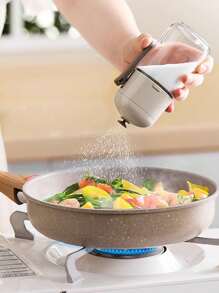 1pc Stylish Spice Storage Box, Home Kitchen Combination Storage Box, Seasoning Bottles, Monosodium Glutamate & Salt Jars