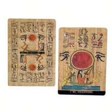 1 pièce - Cartes Oracle des Dieux Égyptiens : Jeu de divination Cartes tarot