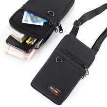 Riñonera impermeable con cinturón de una sola/doble capa, riñonera para exteriores, bolsa para teléfono para hombres y mujeres, bolsaáctica para acampar y cazar - Soltero negro - Ver 4