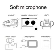 K09摩托车头盔蓝牙对讲耳机，升级500米蓝牙对讲，IPX8防水对讲，带自动应答和降噪功能，支持20位骑手双人对讲组网，适用于摩托车滑雪攀岩 - 軟嘜 - 查看 7