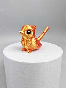 1pc Singing Bird 3D Printed, Blow To Make Bird Sounds After Filling With Water, Perfect Gift For Back To School, Graduation, Birthday (Random Bird Eye Color) - Multicolor - View 8