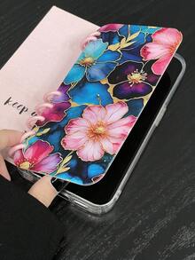 1pc Flip Cover Forest Print Phone Case, Book Style, Compatible With IPhone 11/12/13/14/15/16 Pro Max - Clear - View 4