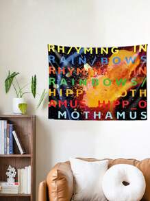 1pc Classic Rock Band Tapestry Home Aesthetics Decoration Wall Hanging Suitable For Bedroom Dormitory Background Home Decoration Banner Music Outdoor Interior Decoration Ideal Holiday Gift