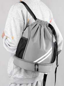 SEYATULLH Mochila de senderismo deportiva con bolsillo de cordón, bolsa de baloncesto, yoga y fitness de gran capacidad para exteriores