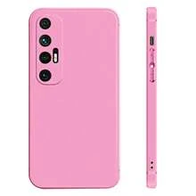 Liquid Silicone Shockproof Phone Case For Redmi Note, Poco And Mi - Rosa Pálido - Ver 1