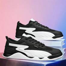 Men's Breathable Mesh Casual Sneakers,New 2025 Collection, Versatile Wear For All Seasons, Low-Top Comfortable Non-Slip Durable Minimalist Design, Suitable For Work Commute, Outdoor Skateboarding, Vacation, Travel, Lightweight Running