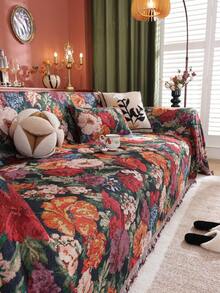 1 pieza Manta de sofá de estilo bohemio de moda, funda de sofá minimalista y lujosa, manta ligera, adecuada para todas las estaciones, antipolvo, antideslizante, antirayado, para decorar el sofá, proteger el sofá, aplicable para dormitorio, sala de estar, estudio, oficina, exterior, automóvil. - Multicolor - Ver 2