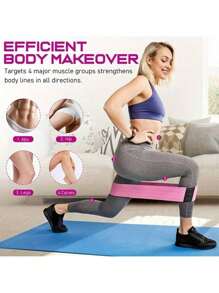 5 Peças Conjunto de Anel de Pilates, Conjunto de 5 Peças de Equipamento de Fitness Doméstico Feminino, Incluindo Bolas de Ioga, Faixas de Resistência de Ioga e Anéis de Glúteos Levantados, Uma Ótima Ferramenta para Exercícios de Fitness e Ioga Domésticos (O Material da Superfície é Espuma e é Normal Haver Amassados e Arranhões Durante o Transporte)