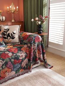 1 pieza Manta de sofá de estilo bohemio de moda, funda de sofá minimalista y lujosa, manta ligera, adecuada para todas las estaciones, antipolvo, antideslizante, antirayado, para decorar el sofá, proteger el sofá, aplicable para dormitorio, sala de estar, estudio, oficina, exterior, automóvil. - Multicolor - Ver 7