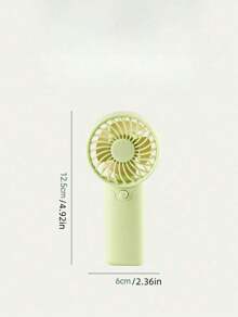 1pc Handheld Battery Operated Cartoon Mini Fan, Portable For Summer And For Outdoor,Sport,Travel,Kitchen,Bedroom,School,Office,And For Woman,Man,Children,Adult