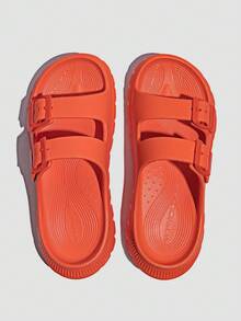 GLOBALWIN Recovery Slides For Women Mia Comfortable Sandals With Arch Support Indoor Outdoor Cloud Slippers Reduce Stress On Feet Lightweight - 橘色 - 查看 4