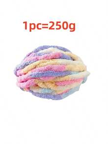 500g/250g 多色雪尼尔纱粗纱用于针织和钩针毯子垫子手工编织粗线柔软温暖钩针纱围巾线 多色雪尼尔纱用于针织和钩针毯子垫子粗线柔软温暖钩针纱围巾线 - 彩色 - 查看 15