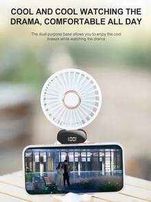 1pc Unisex Mini Handheld USB Rechargeable Fan With Phone Holder, Lanyard, Fragrance Diffuser, 5 Wind Speed Adjustable, High Capacity, Low Power Consumption, Suitable For Gift, Outdoor, Beach, Pool, Party, School, Office, Daily Use,Spring Summer Picks,Brides Maid Gifts,Room,Bedroom Deccor,Bedroom Deccor,Beach,Travel,For Men,For Women,Vacation - Multicolor - View 10