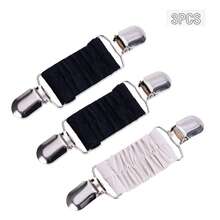 1pc/2pcs/3pcs 披肩夹 复古欧美风格水晶毛衣夹 防滑胸针围巾夹 合金配件