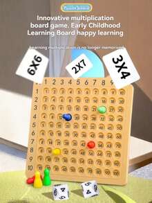 ABS 9x9 Multiplication Table Math Teaching Aids Toy