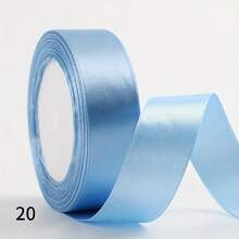 1 pieza Cinta tejida colorida de 2.5 cm de ancho x 21 m de largo para decoración de bodas, envolver regalos, manualidades DIY, ramos de flores, pasadores de cabello - Multicolor - View 11